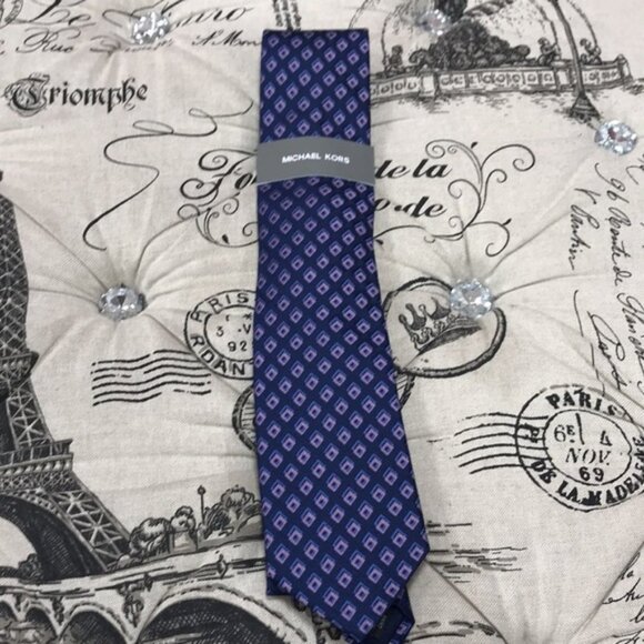 Michael Michael Kors Grid Neat Silk Tie - Picture 3 of 6